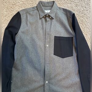 Men’s AMI flannel button down shirt